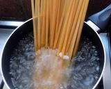 Foto del paso 1 de la receta: Fetuccini con Camarones (Lemon Garlic)