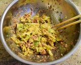 A picture of step 5 of One More Side Dish: Mackerel Cabbage Sesame Salad.