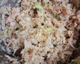 A picture of step 2 of Soya Chunks Chilla (protein rich, weight loss recipe).