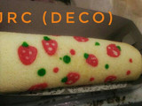 Japanese (deco) roll cake