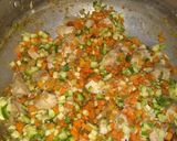 Foto del paso 4 de la receta: Arroz cremoso con pollo y verduras