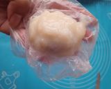 Foto langkah ke 3 dari resep Mochi isi wafer coklat (tanpa tepung ketan).