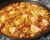 A picture of step 19 of Paella Mixta (Señoret).