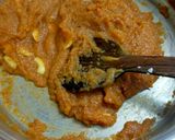 A picture of step 3 of Makhandi Halwa.