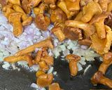 Une image de l'étape 9 de Nid de petit épeautre aux girolles.