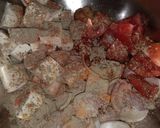 A picture of step 1 of Paneer tikka with Italian seasoning.