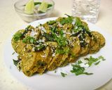 A picture of step 5 of Palak Muthia.