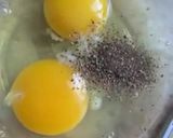 A picture of step 1 of 10 mins Hara lehsan Omelette (green garlic omelette).