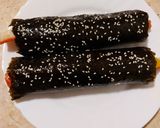 Koreai tonhalas kimbap recept fázis 8 fotója