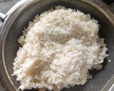 A picture of step 1 of GROUND RICE PULAO.