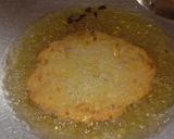 A picture of step 3 of Onion puri with coconut chutney.