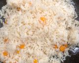 A picture of step 5 of White fried rice.