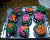Foto langkah ke 6 dari resep Cup cake dengan base cake red velvet.