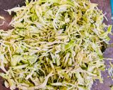 A picture of step 2 of Young Cabbage Salad with Cucumber.
