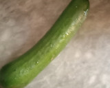 A picture of step 1 of Cucumber mocktail 🥒🍸🍸🍸.