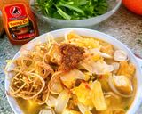 Hình bước làm 5 của món Bún bò Huế chay