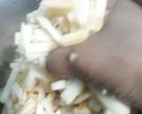 Thor bhaja (banana stem sabzi) recipe step 1 photo