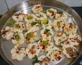 A picture of step 4 of Khatta dhokla.
