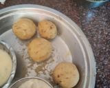 A picture of step 3 of Chicken keema stuffed cheesy potato balls.