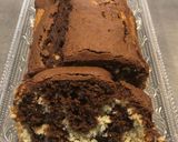 Une image de l'étape 7 de Cake marbré chocolat - coco.