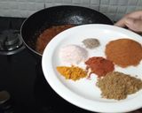 A picture of step 3 of Chana dal fry restaurant style.