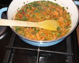 A picture of step 3 of Veggie scrambled eggs.