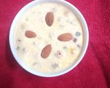 A picture of step 6 of Badam-Makhhana Kheer(calcium rich).