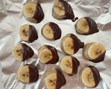 Foto del paso 4 de la receta: Bocaditos de plátano y crema de cacahuete