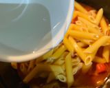 A picture of step 4 of Luncheon Meat Veggie Pasta.