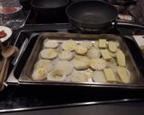 Foto del paso 2 de la receta: Bacalao fresco sobre lecho de verduras