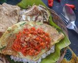 Foto langkah ke 4 dari resep Dadar Geprek ala Andini.