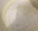 A picture of step 4 of Coconut phirni.