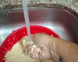 A picture of step 1 of Quinoa Mediterranean Salad.