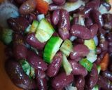 A picture of step 3 of Red Beans Salad.