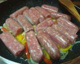 Pas rețetă Cârnaciori cu legume, înăbușiți 1 fotografie