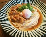 A picture of step 10 of Marugame Seimen-Style Bukkake Udon! Beef Torotama Udon.