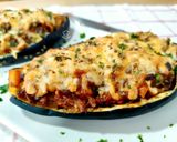 Foto del paso 10 de la receta Berenjena gratinada con codillo y boletus