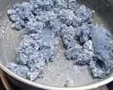 A picture of step 2 of Blue Pea Cranberry Ukdiche Modak.