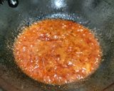 A picture of step 2 of Lauki matar curry.