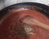A picture of step 5 of Pizza with shawarma bread and without cheese.