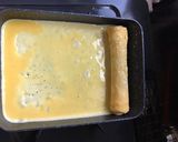 A picture of step 8 of For Bento! Swirled Egg Roll with Nori.
