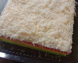 Foto langkah ke 1 dari resep Rainbow cake kukus.