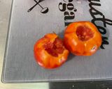 Une image de l'étape 2 de Minis chorizos grillés aux tomates et courgette ronde.