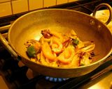 A picture of step 2 of Stir fried mixed vegetable curry.