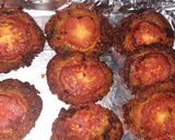 A picture of step 3 of Kache Aloo ke peshawari Kabab Chapli Kabab.