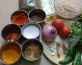 A picture of step 1 of Mash ki Daal.