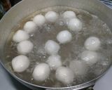 A picture of step 6 of Tukimi Dango (Moon Viewing Dumpling).