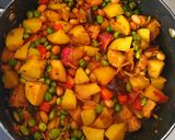 A picture of step 4 of Bhogi Chi Bhaji.