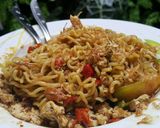 Foto langkah ke 3 dari resep Mie kuah nyemek rasa rendang..pedesnya nendang..!!.