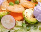 A picture of step 5 of Mashed Pea Potato Green Salad Recipe 🥗.
